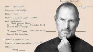 Steve Jobs'un Yarım Asır Önceki İş Başvurusu NFT Olarak Satışa Çıktı!