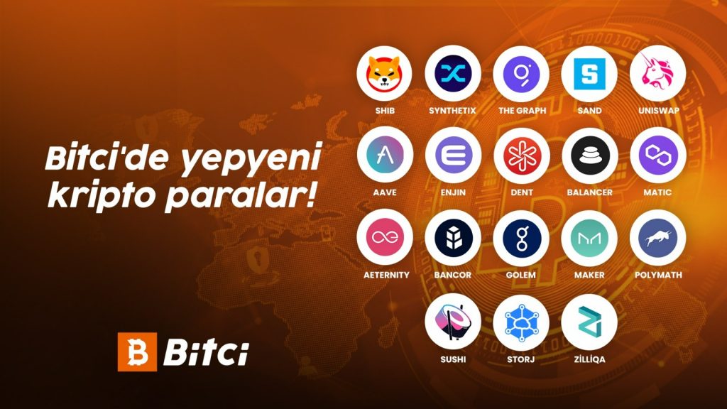 Dev Türk Borsası Bitci.com, 10 Yeni Altcoin Çiftini Listeledi!