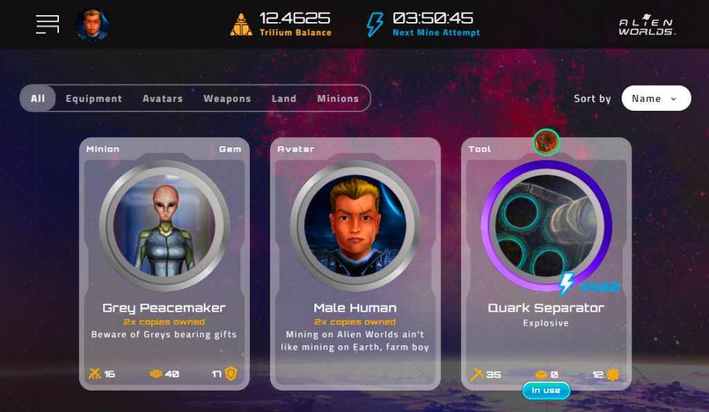 Görsel: Metaverse Coin Alien Worlds (TLM)