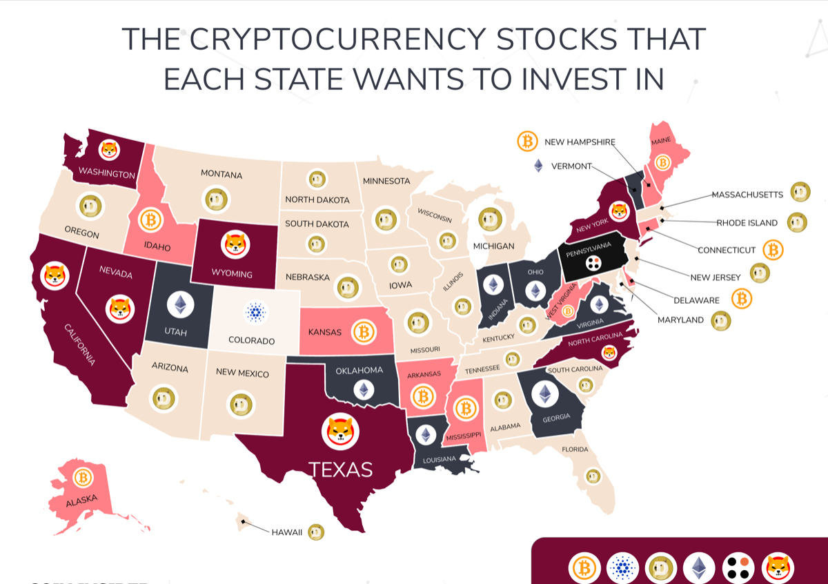 Dogecoin, SHIB ve 2 Altcoin ABD'de Zirveye Oturdu