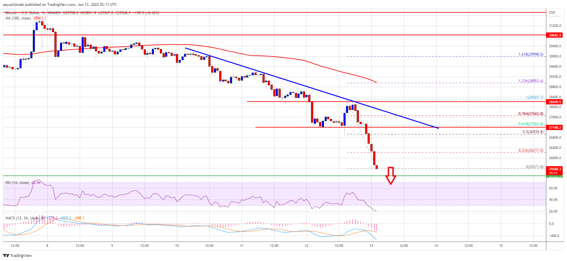 Bitcoin Çöküşü Devam Ediyor: 25 Bin Dolar Kırılabilir mi?