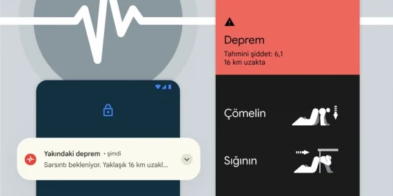 Google, İstanbul’daki Depremi 1 Dakika Önceden Haber Verdi